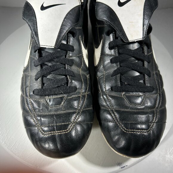 Nike Tiempo Natural VT Mens Leather Soccer Cleats Size 13 Outdoor Black Shoe VTG main image 8
